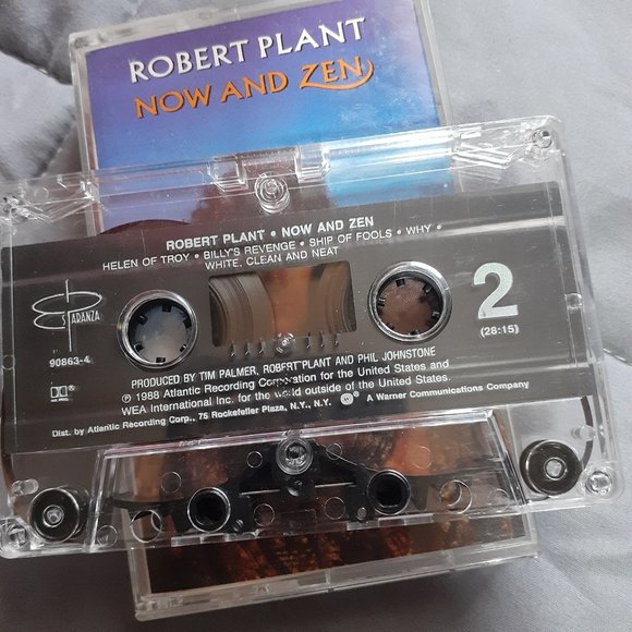 ROBERT PLANT - Now And Zen - Cassette Tape Tested - Picture 8 of 9